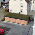 Mülltonnenhaus mit Dachbegrünung